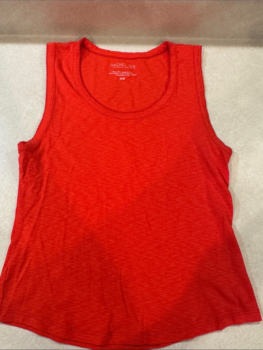 Rachel Zoe Bright Red Tank Top